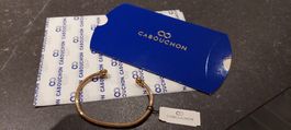 Armreif vergoldet Nikel frei  mit Strass von Cabouchon