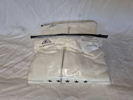 2x Hooded Sweatshirt mit Zipper - Weiss - XXL - NEU & OVP