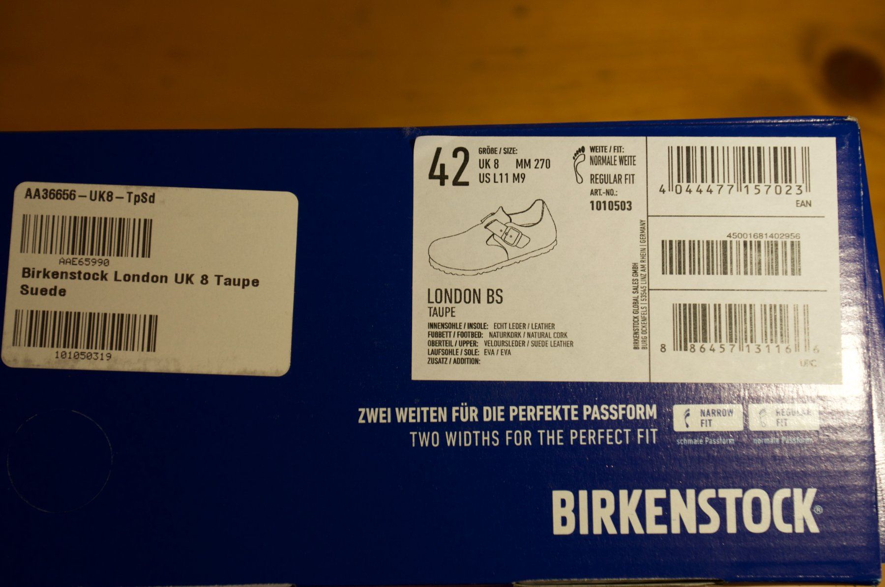 Birkenstock Scarpe da uomo: Birkenstock London Gr. 42 – Nuovo e nell'imballaggio originale da Zürich venduto da amarkin 2