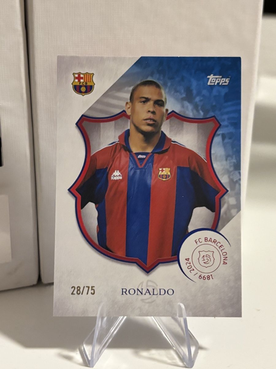 Ronaldo R9 /75 TOPPS FC Barcelona 125 Years Anniversary (Neu (gemäss ...