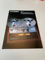 SELTEN ORIGINAL STUDER A807 PROF. TONBANDMASCHINE KATALOG