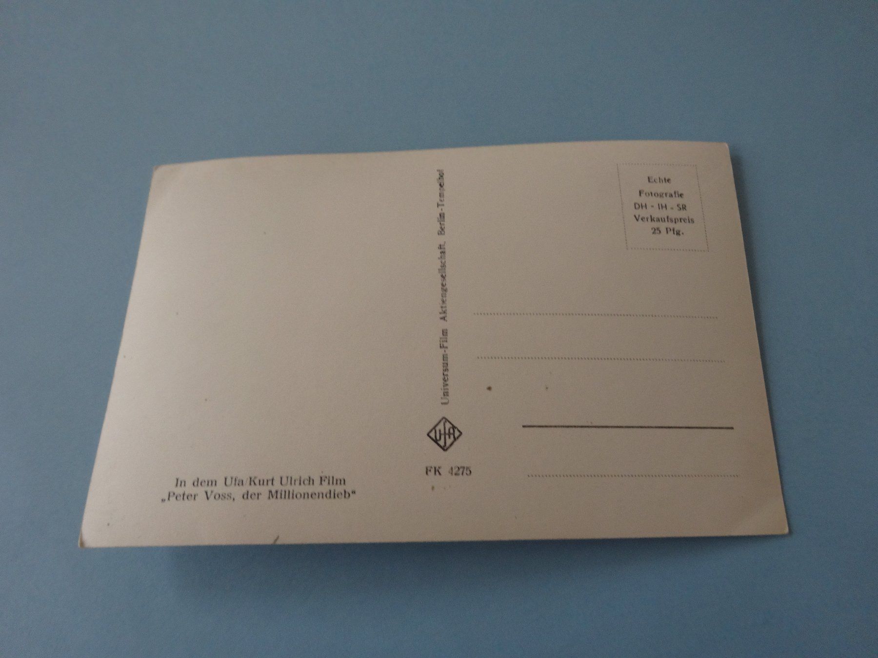 Autogramme: Autogrammkarte O.W. Fischer – Gebraucht aus Neerach von jenny062 2