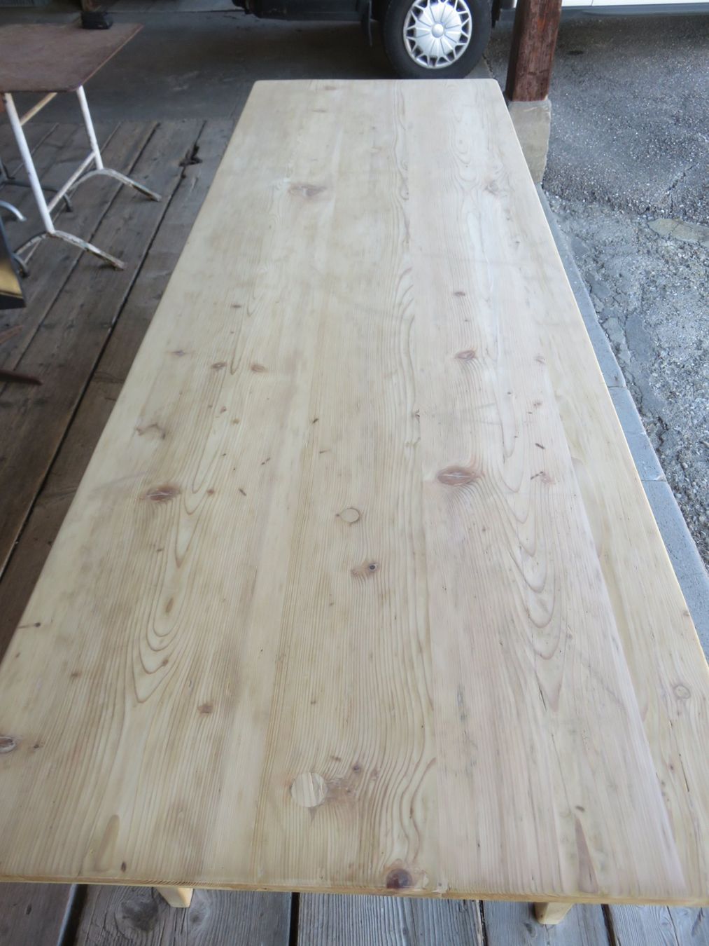 Tavoli: antiker Biedermeier-Tannentisch 240cm – Usato da Ruswil venduto da Mfladibus 3