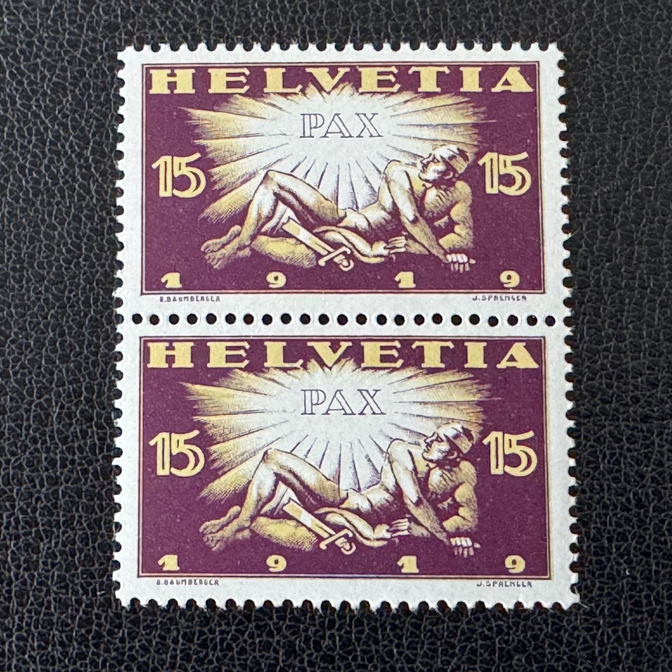 Alle Briefmarken: Freidensmarken 1919, 145.3.01, postfrisch – Neu (gemäss Beschreibung) aus Stallikon von HILDECH1