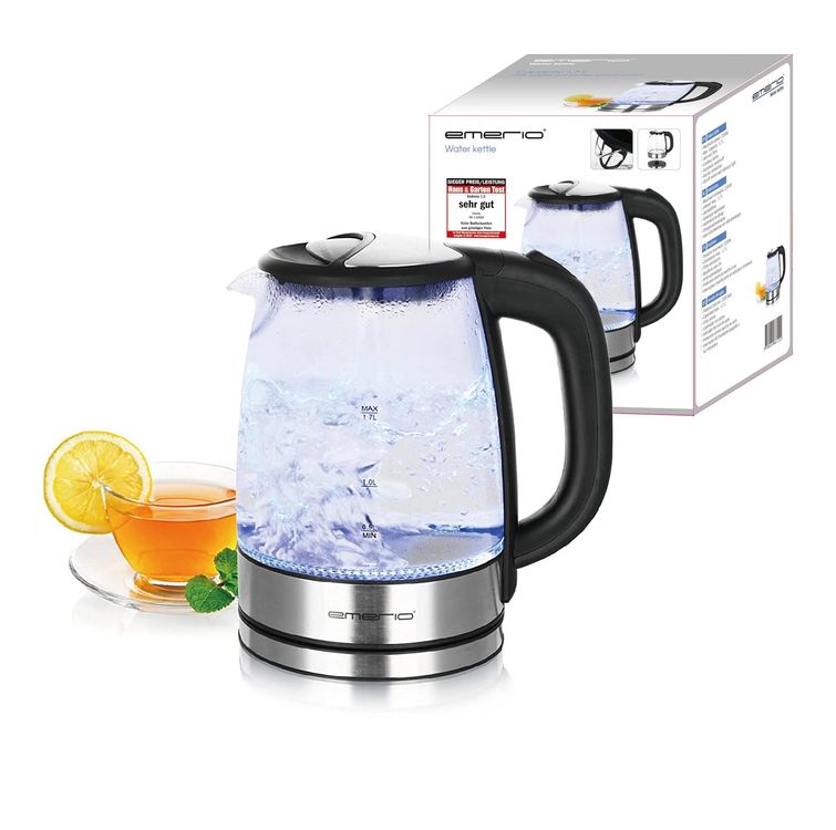 Girmi BL30 Wasserkocher 1,7 Liter – Edelstahl, 1850 Watt, Kabellos, Überhitzungsschutz