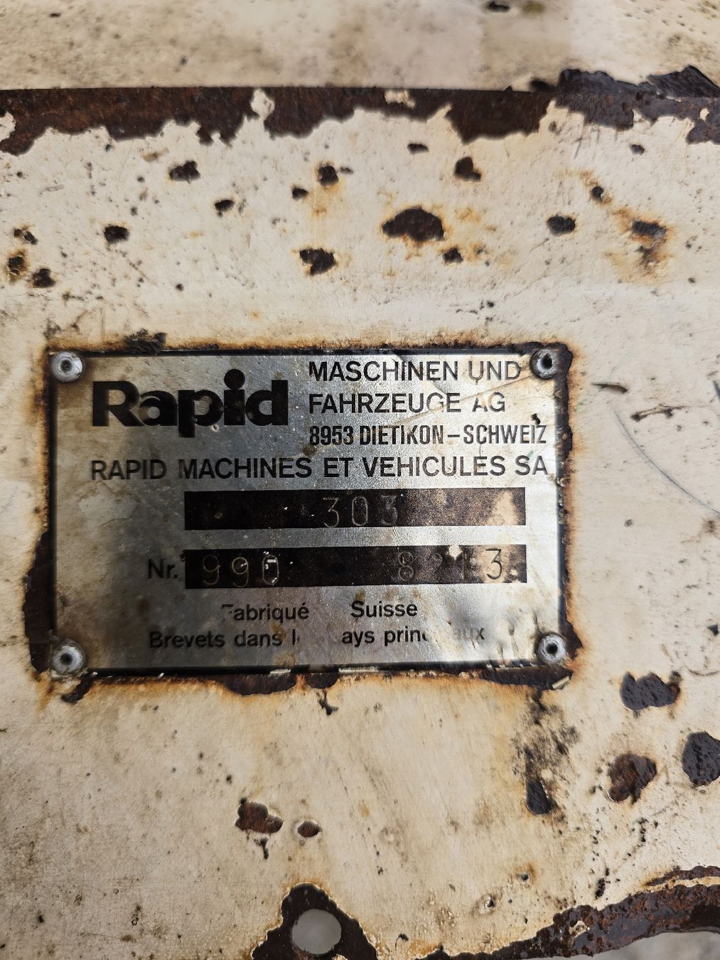Rapid Tutte le macchine: 2 Rapid Mähmaschine Defekt – Difettoso da Rickenbach SZ venduto da Adi_1 8