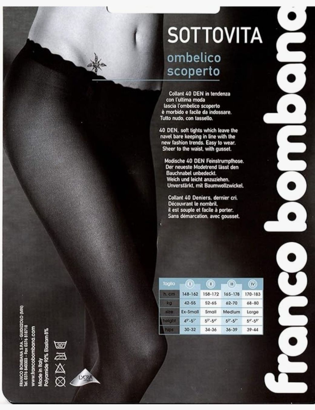 Collants: Feinstrumpfhose 40 DEN – Neuf avec emballage d'origine à Lugano par riccardo012 1