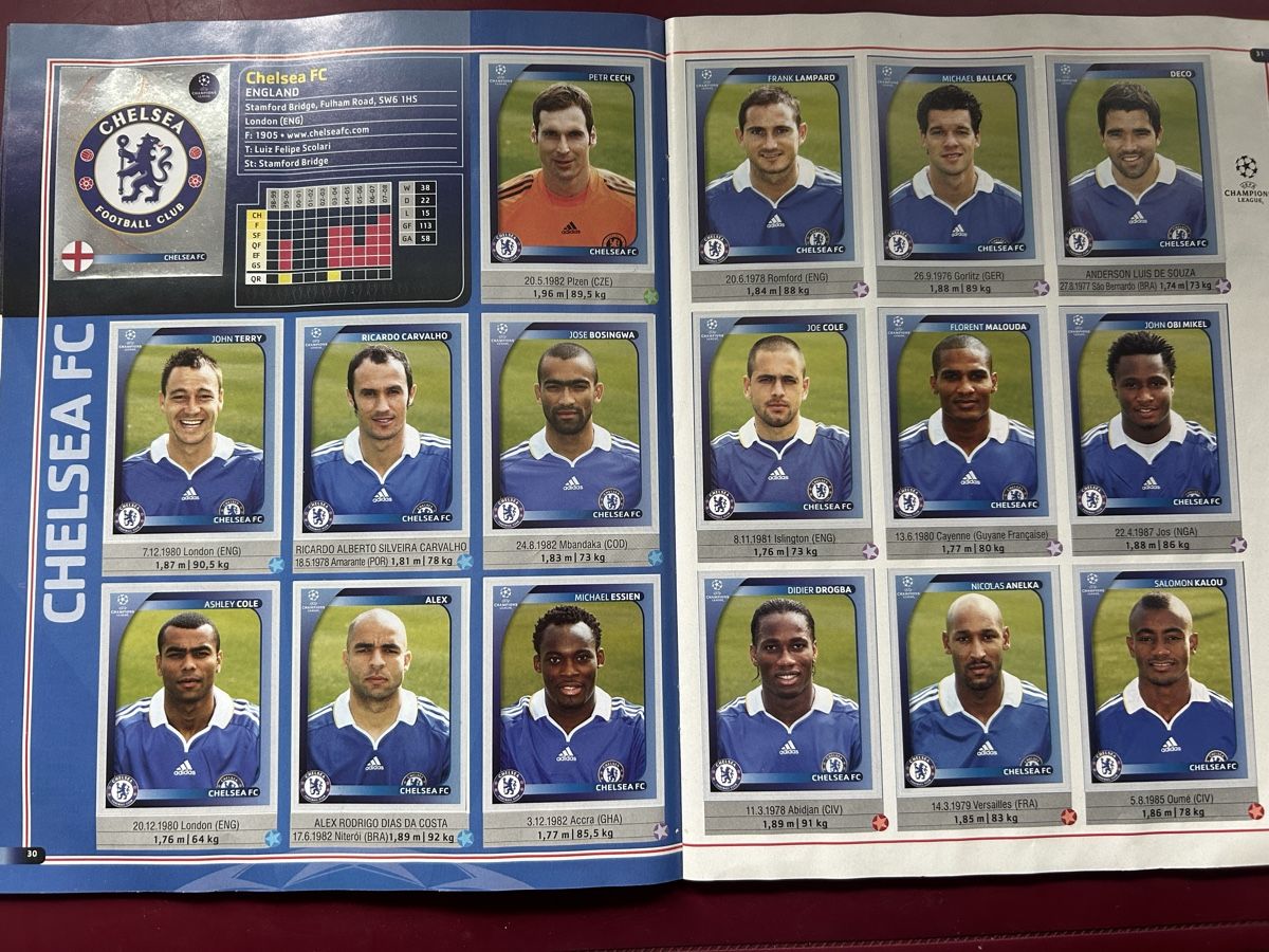 Panini Album: Panini Champions League 2008-2009 – Nuovo (secondo la descrizione) da Binningen venduto da Flagello 6
