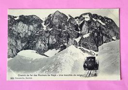 Rochers de Naye - Chemin de Fer - Schneetunnel - Zahnradbahn