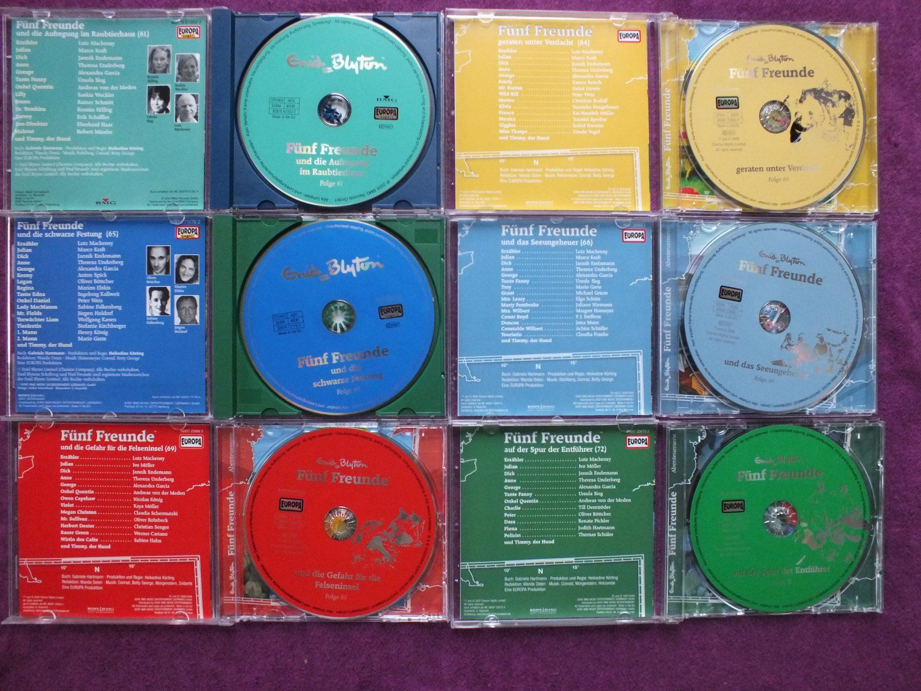 CDs: 6 - Fünf Freunde - Hörspiel - CD´s – Gebraucht aus Müllheim Dorf von Seeeule01 7