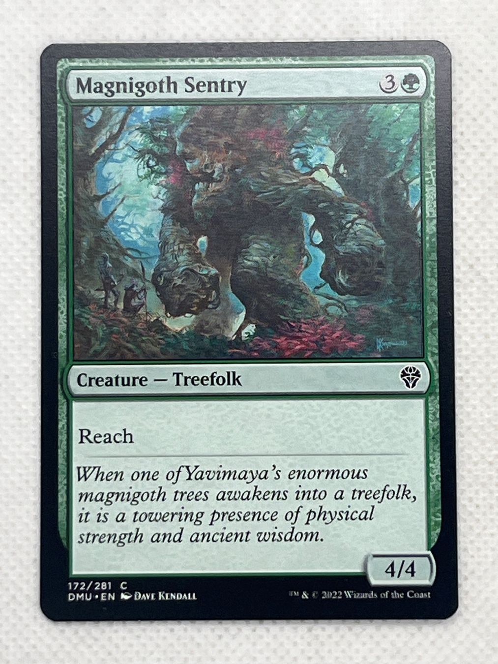 Magic The Gathering Carte collezionabili: MTG Magnigoth Sentry DMU 172 Englisch Common – Usato da Hinterkappelen venduto da Kim1992