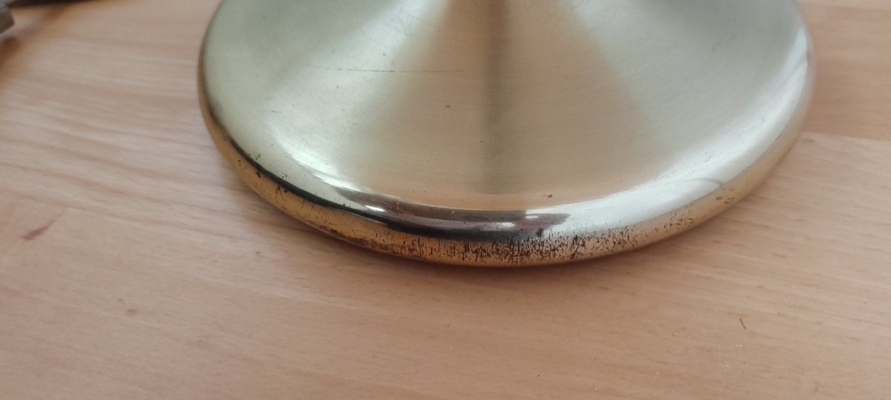 Lampade: Tischleuchte Messing mit Schirm gebraucht – Usato da Feusisberg venduto da Sindbad3 3