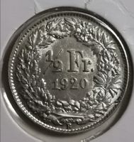 50 Rappen 1920 Silber