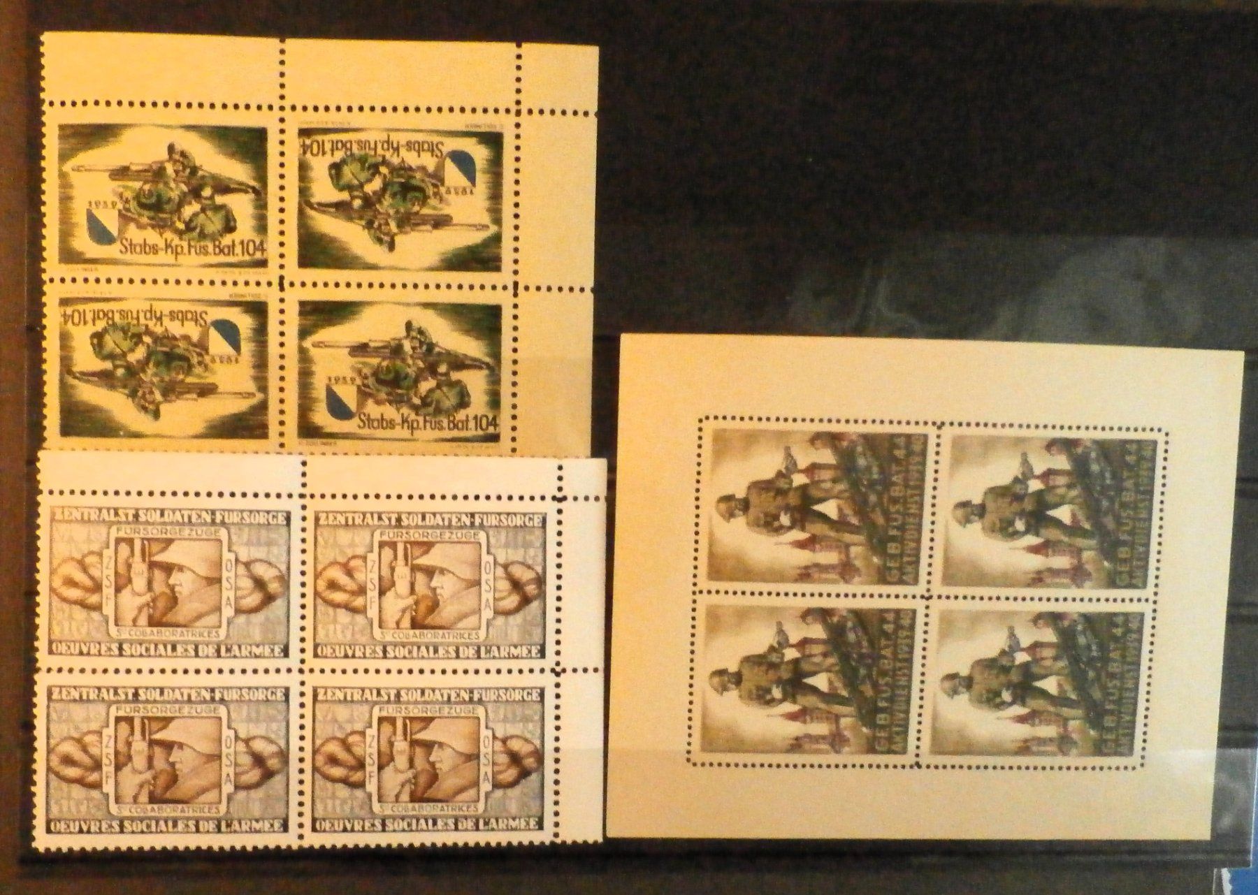 Alle Briefmarken: CH Soldatenmarken ** – Neu (gemäss Beschreibung) aus Kehrsatz von Bernherb2