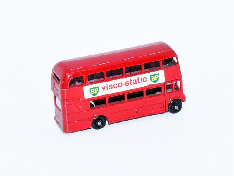 Matchbox Modellini d'auto: Matchbox Lesney AEC DOUBLE DECKER "VISCO STATIC" BUS No. 5B – Usato da Zufikon venduto da MatchboxCorner 1