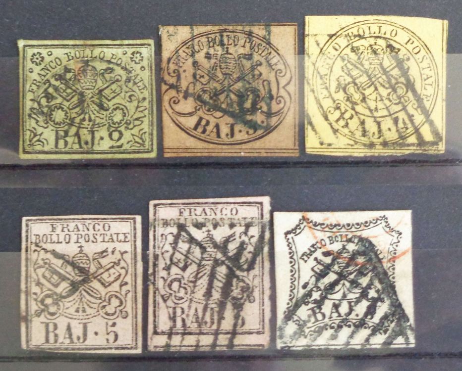 STATO PONTIFICIO: 6 Gestempelte aus 1852 | Kaufen auf Ricardo
