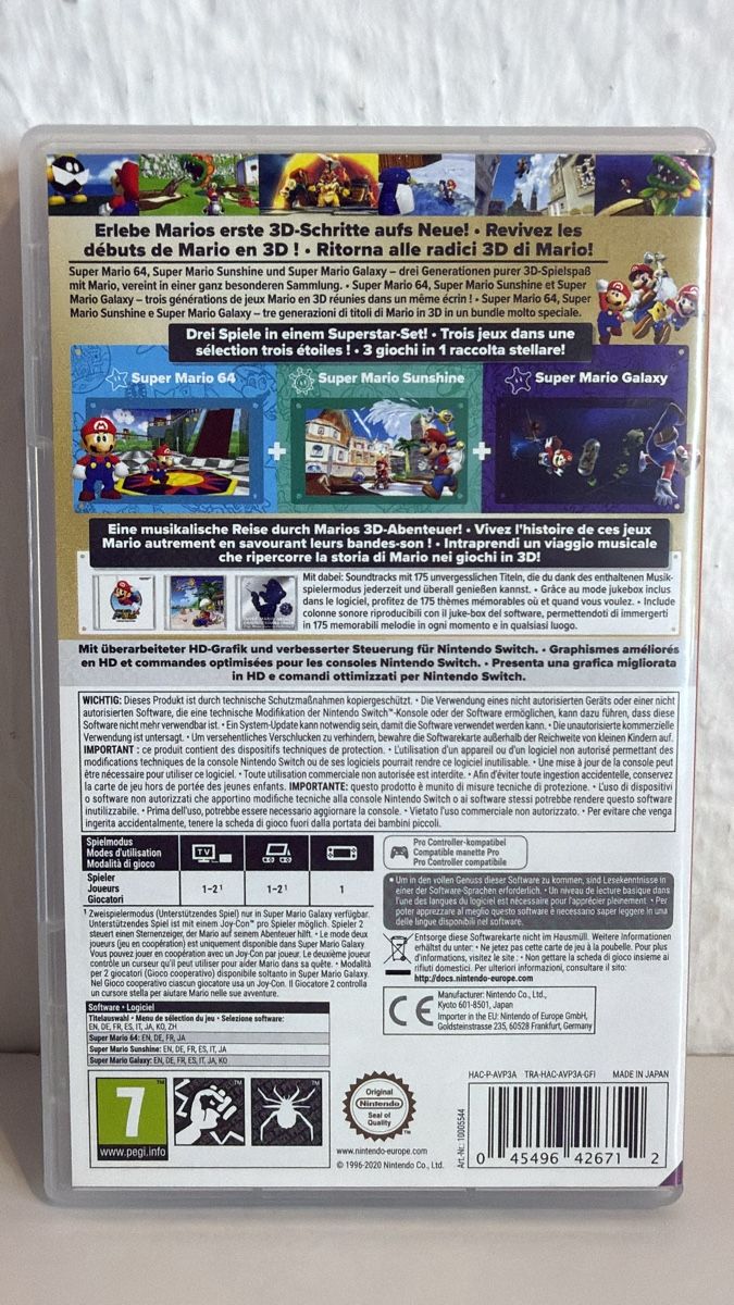 Nintendo Giochi: Super Mario 3D All-Stars - Nintendo Switch -TOP Condition! – Usato da Ehrendingen venduto da bubulence 1