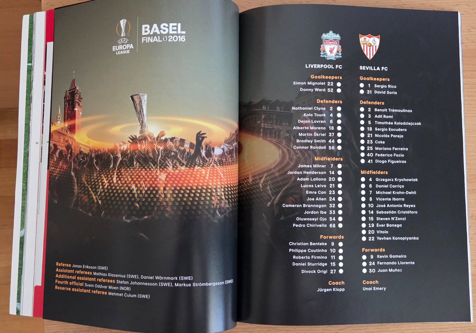 Riviste & Magazine: Europa League Final 2016 Basel. Programm, Flyer. FC Basel – Nuovo (secondo la descrizione) da Möriken AG venduto da Mavo 6