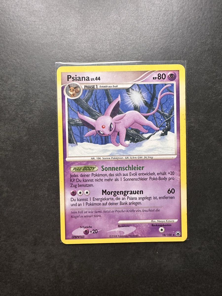 Pokémon Sammelbilder & Trading cards: Pokémon Psiana 18/100 DE 2008 – Neu (gemäss Beschreibung) aus Walliswil b.Wangen von Swiss-Trading-Bros