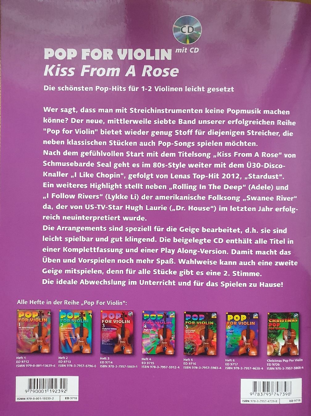 Libri: Pop for Violin 7 - Notenbuch mit CD - neu – Nuovo (secondo la descrizione) da Zürich venduto da Philotimo 3