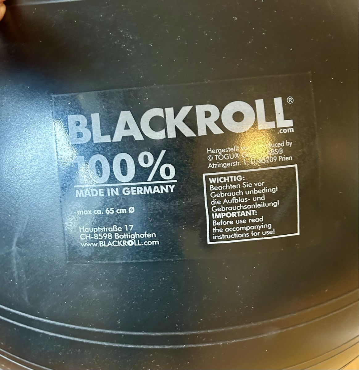 Blackroll Palloni: BLACKROLL Gymnastikball, Top Zustand – Nuovo (secondo la descrizione) da Zuchwil venduto da rah_fjs9 1