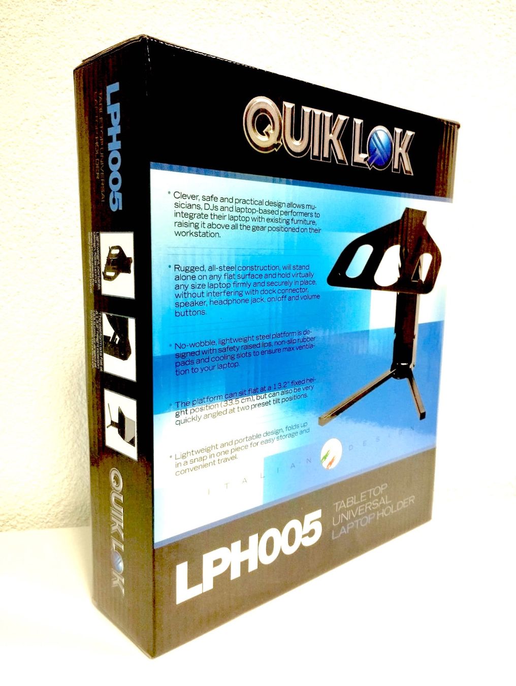 Racks & Cavalletti: Quik Lok Universeller Computerhalter Quiklok LPH005 – Nuovo e nell'imballaggio originale da Aesch LU venduto da Musicaudio