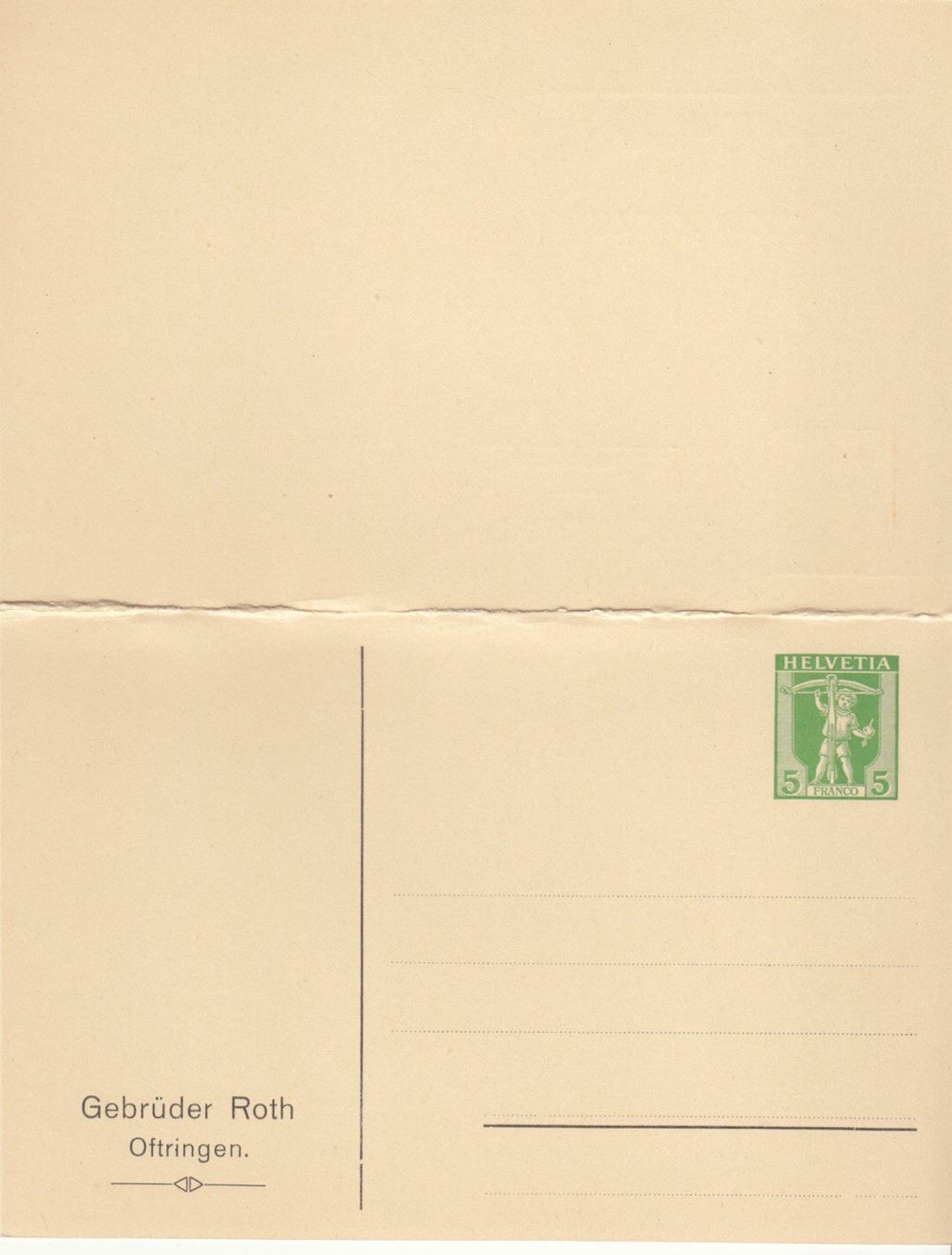 Alle Briefmarken: SGK PPK 109 Roth Oftringen – Gebraucht aus Bürglen TG von StampGraf