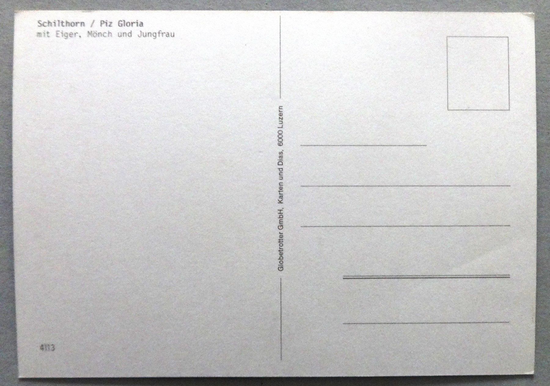 Cartoline postali: Schilthorn / Piz Gloria – Usato da Fétigny venduto da Billy2miny 1