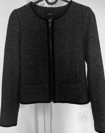 Kurzjacke, Mango, Gr. XS, 60% Wolle