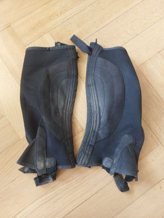 Reit-Gamaschen/Chaps von STEEDS,  schwarz, Grösse L