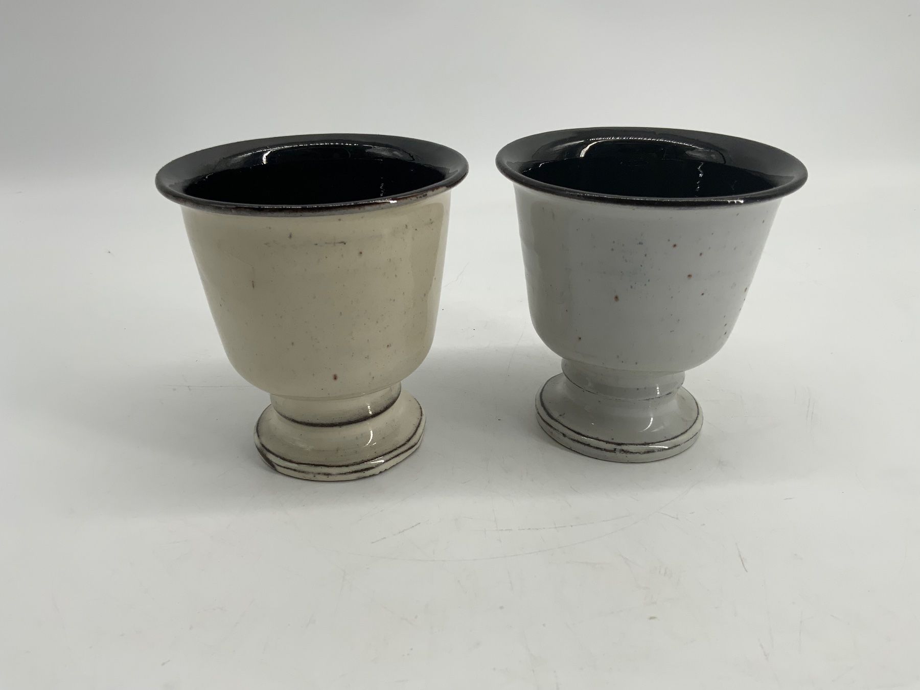 Linck Vasi & Recipienti: 2 Becher mit doppel Marke Linck Gelzer – Usato da Erlach venduto da silvia3235
