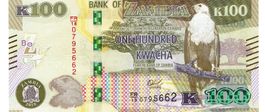 Zambia 100 Kwacha 2018 P-61 UNZ