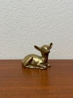 Vintage Messing Reh Kitz Figur kleine Skulptur Paperweight