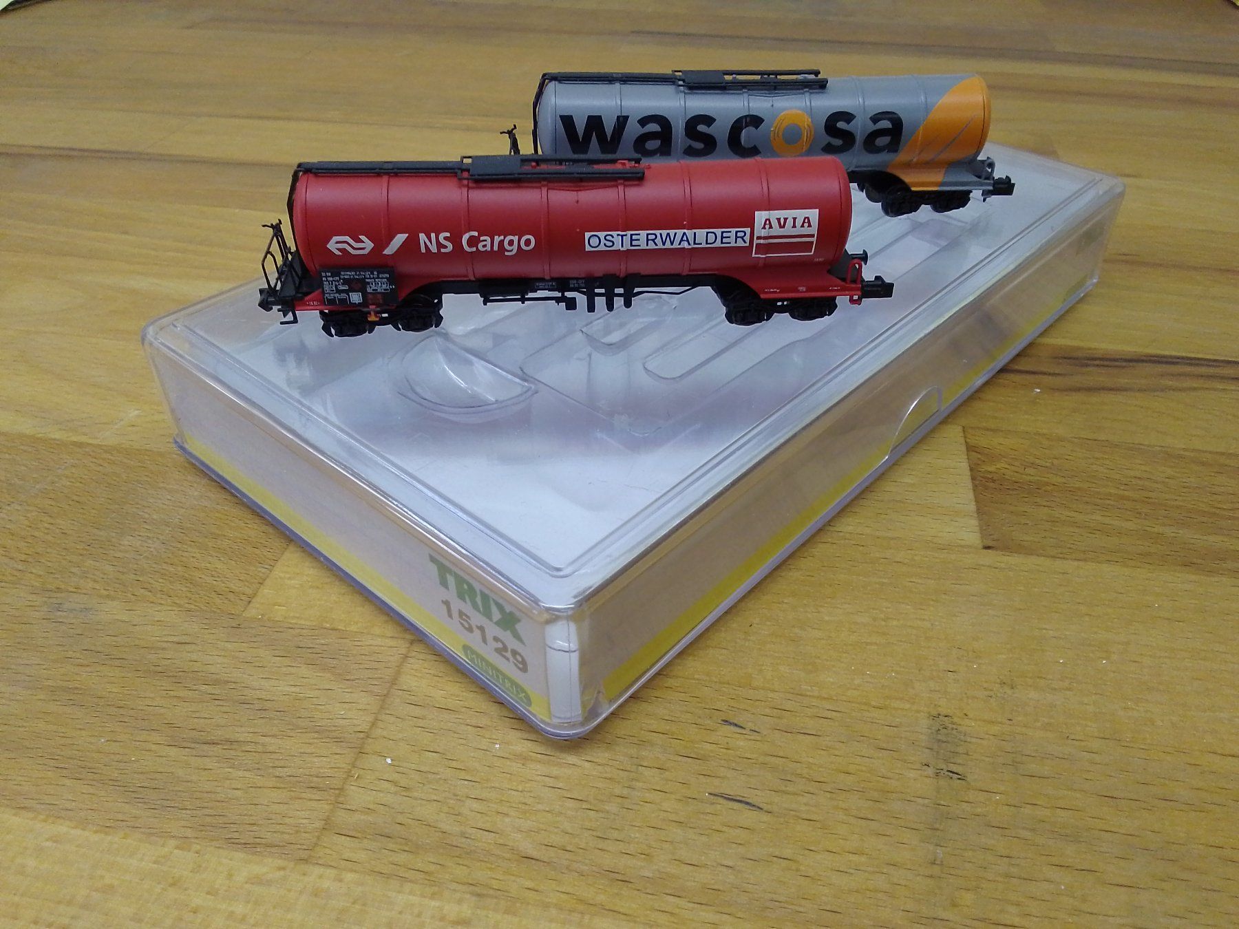 Trix Modellini di ferrovie: Güterwagen Wasco/Osterwalder – Usato da Zollikofen venduto da Noak