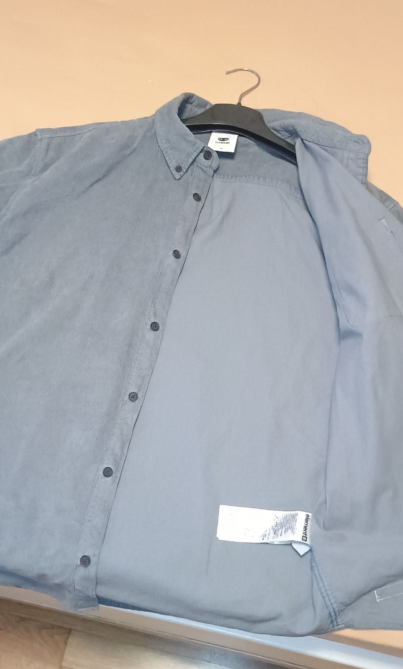 Hemden: Element Hemd Cord Regular blau Grösse M – Neu (gemäss Beschreibung) aus Tägerig von mig_lrs5