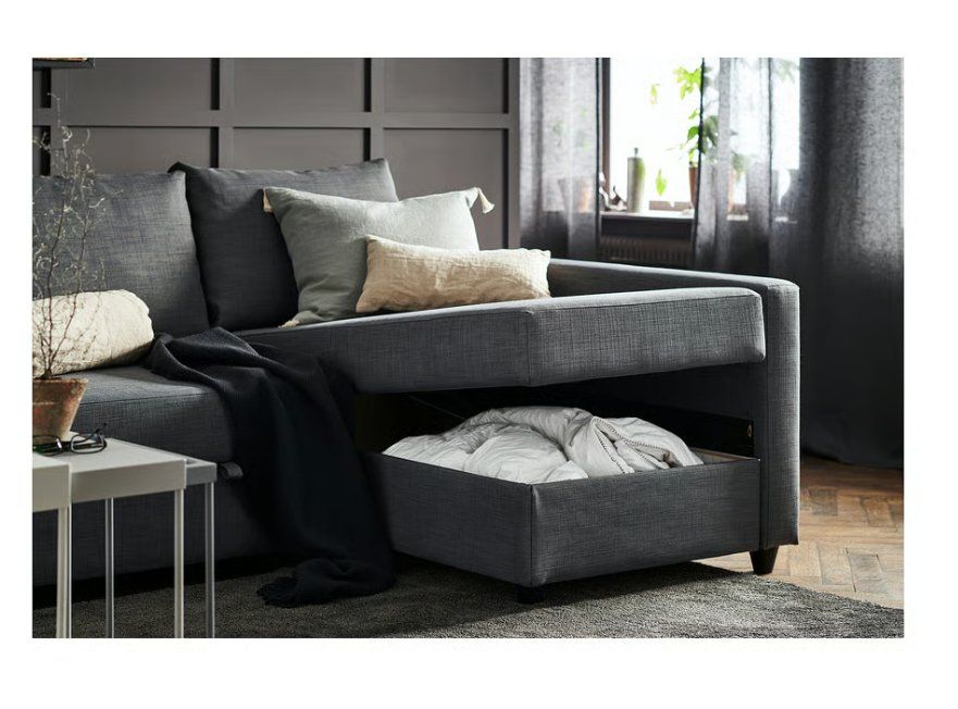 Ikea Divani: IKEA FRIHETEN Ecksofa Schlafsofa mit Stauraum dunkelgrau – Nuovo (secondo la descrizione) da Gattikon venduto da SwissYYY 2