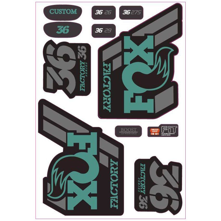 Fox Ersatzteile: FOX Factory 36 Aufkleber – Neu und originalverpackt aus Fahrweid von erz_b7wb