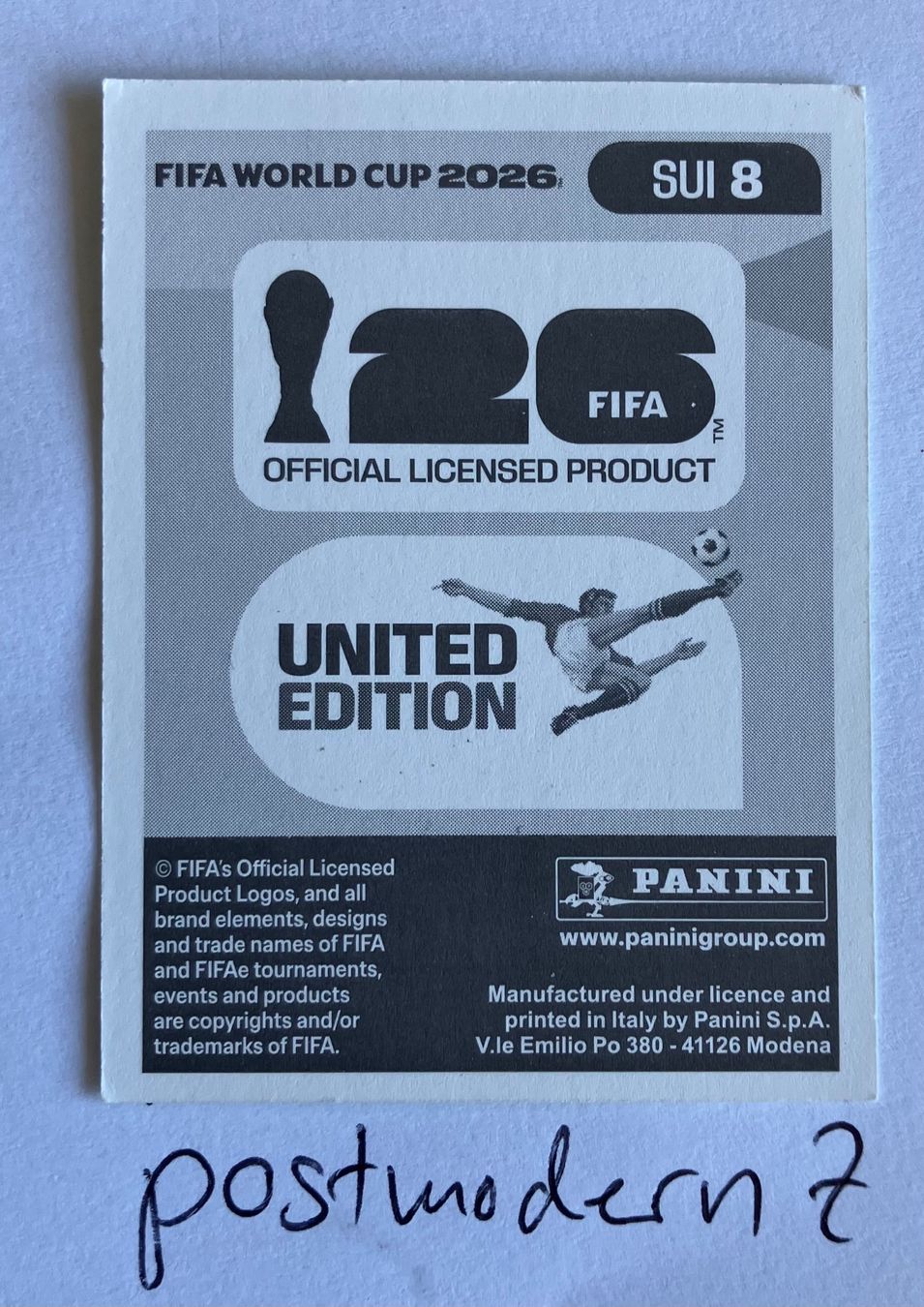 Panini Carte collezionabili: Panini - SUI 8 - Silvan WIDMER – Nuovo (secondo la descrizione) da Altstätten SG venduto da postmodern7 1