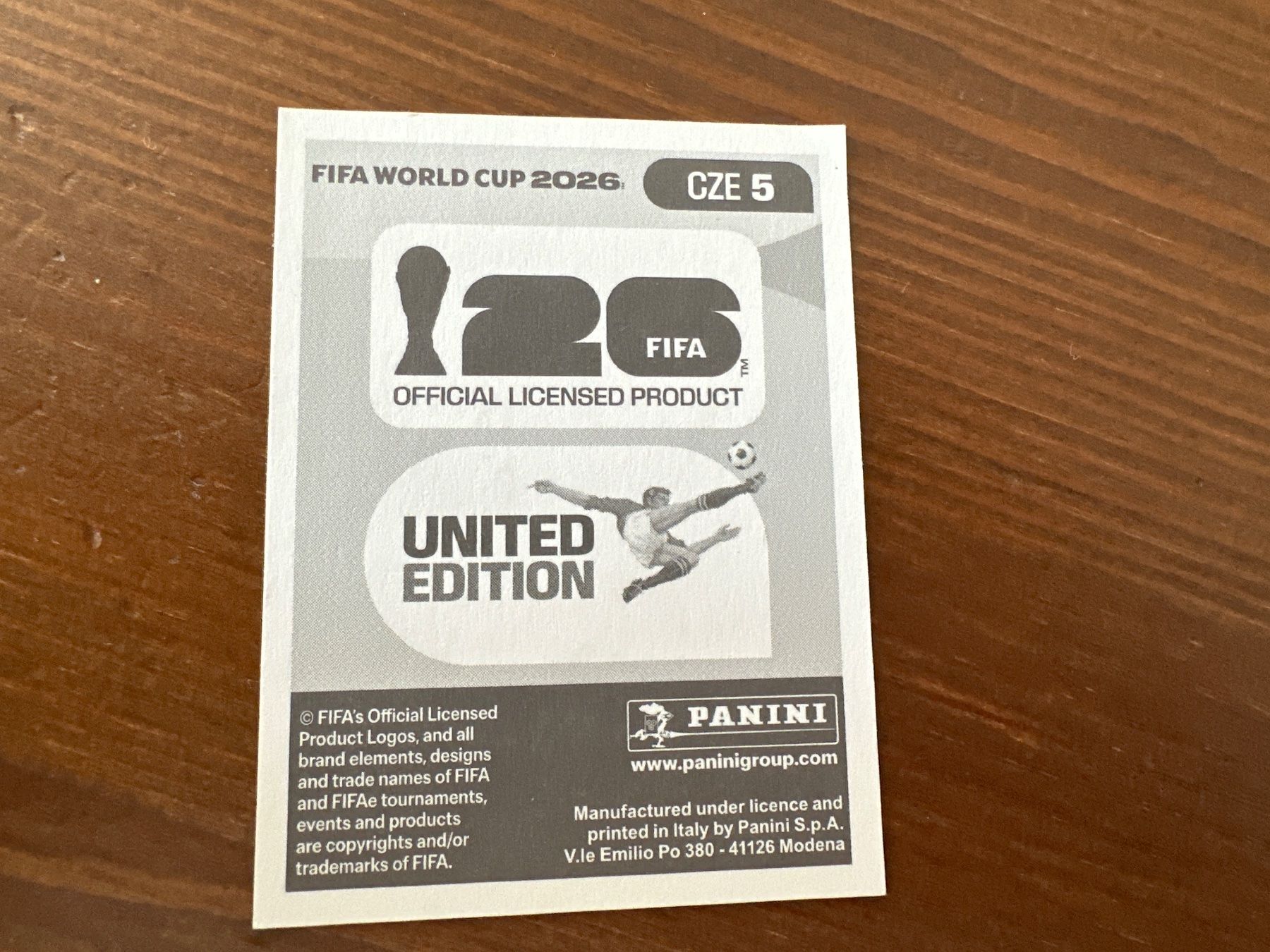Panini Carte collezionabili: Panini CZE 5 FIFA World Cup 2026 – Nuovo e nell'imballaggio originale da Würenlos venduto da gtvlady_82 1
