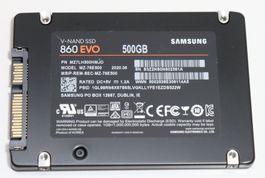 Samsung 860 Evo 500GB 2.5" Sata SSD - funktioniert