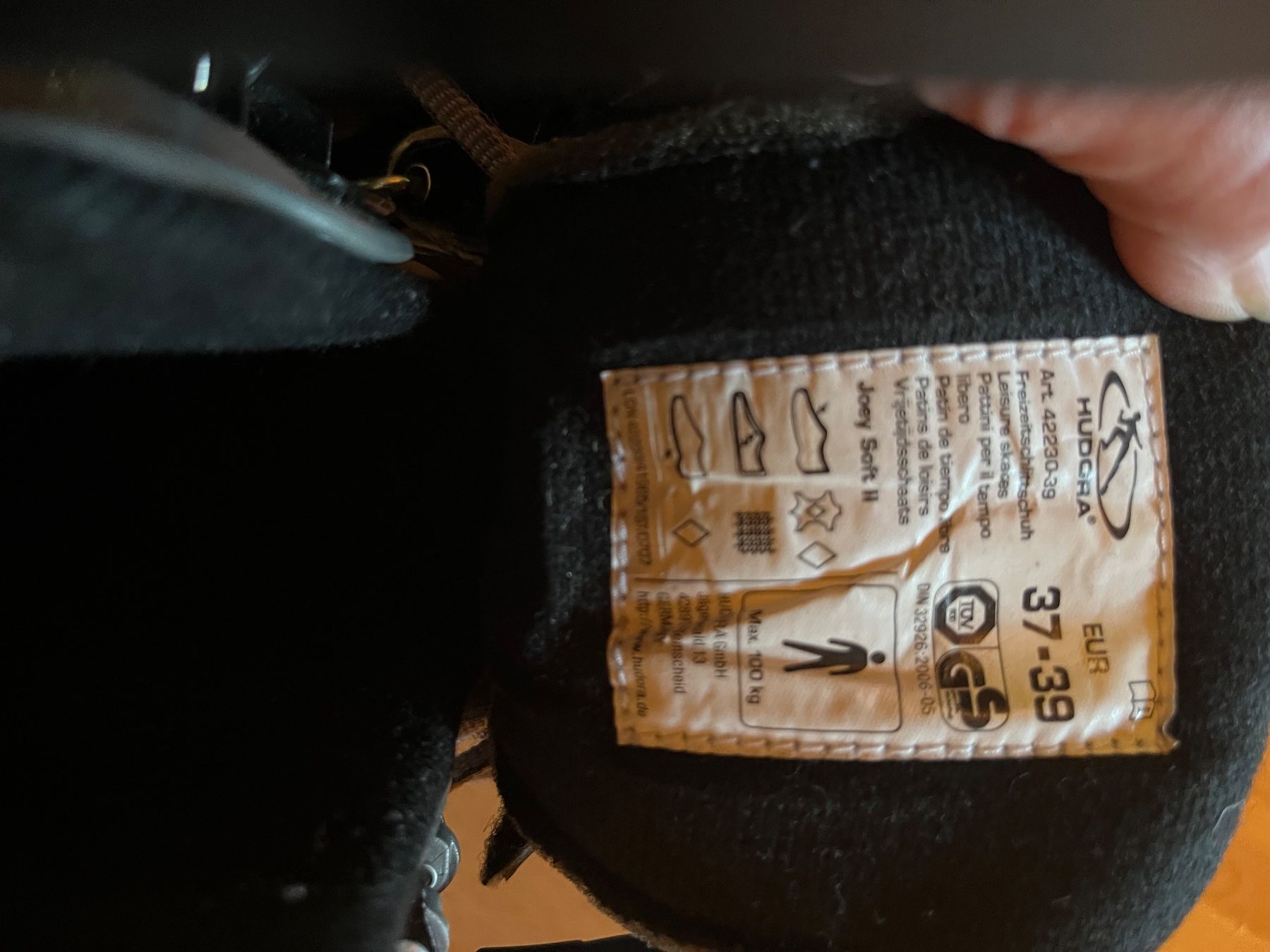 Pattini da ghiaccio: Schlittschuhe Eislauf Grösse 37-39 Joey Soft II – Usato da Wetzikon ZH venduto da papi1899 2