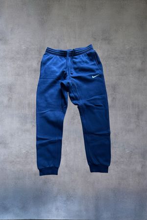 Nike Sweatpants (Navy Blue, White Swoosh)