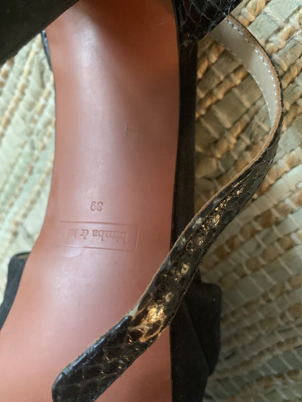 Scarpe da donna: Sandales compensées en daim - pointure 38 – Usato da Nyon venduto da ikel78 2