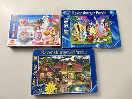 3 puzzles enfants 