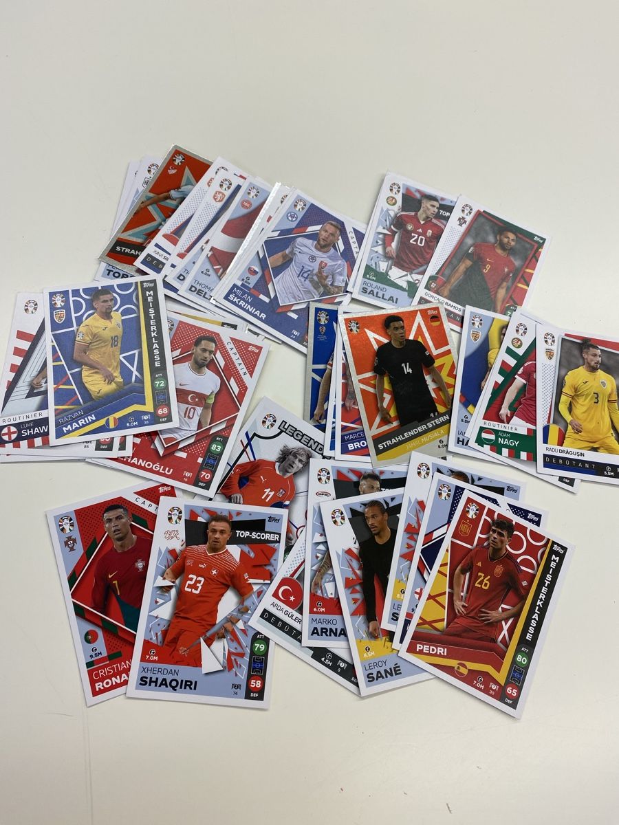 Topps Sammelbilder & Trading cards: UEFA Euro 2024, Topps ca. 40 Stk. – Gebraucht aus Balzers von styleee