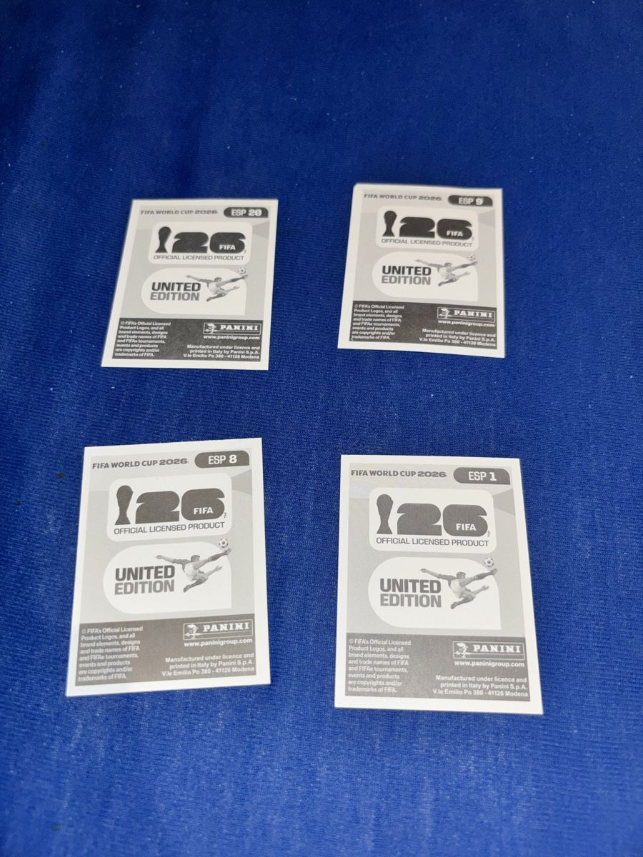 Panini Sammelbilder & Trading cards: Spanien 4x panini – Neu (gemäss Beschreibung) aus Olten von Melxnie_46 1