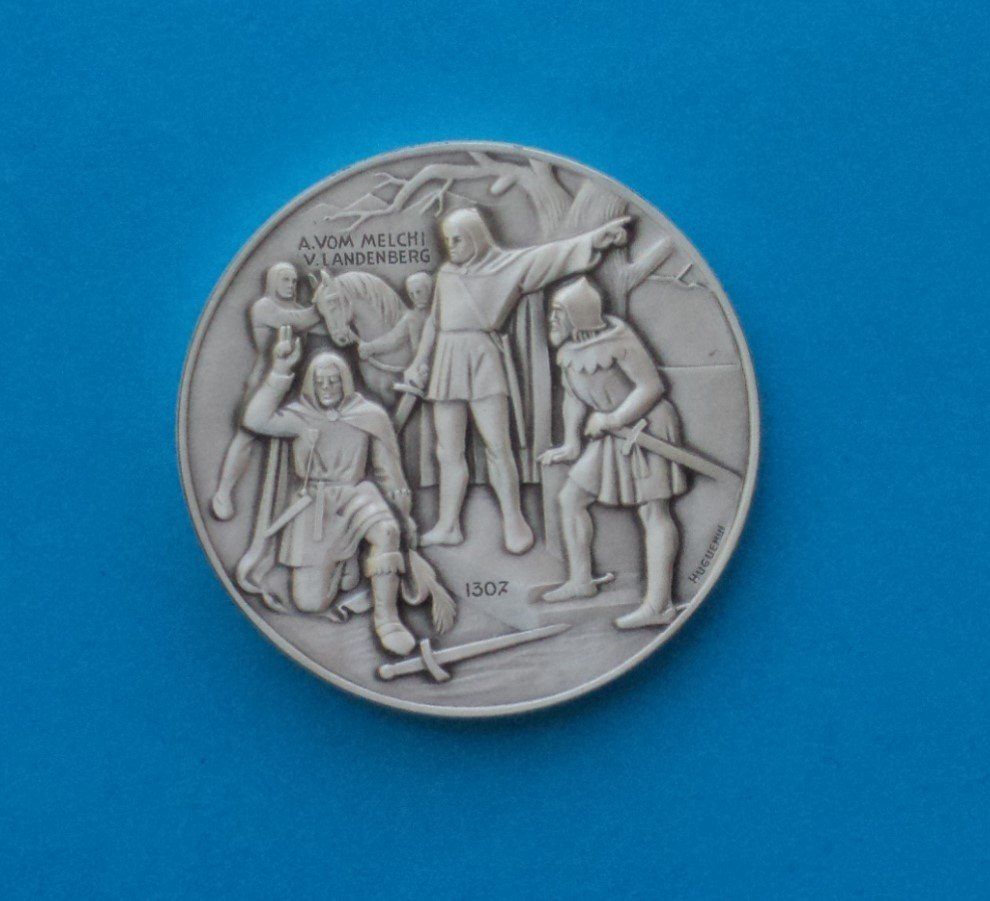 Medaglie: Historische Medaille - A.vom Melchi vs. Landenberg – Usato da Sachseln venduto da bru_pj82