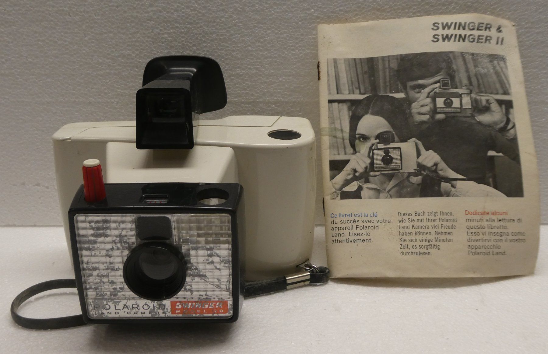Polaroid Fotocamera: Polaroid Swinger Model 20 Land Camera – Usato da Reiden venduto da jsc_7jfg