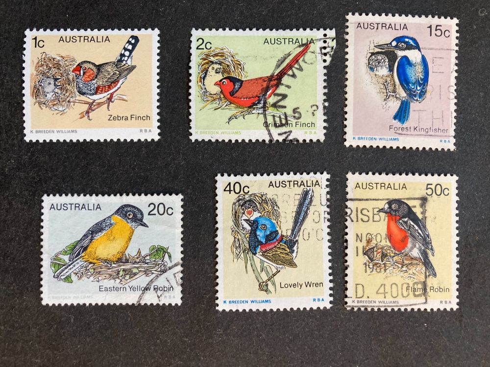 Australien 1979 Satz Vögel gestempelt 1