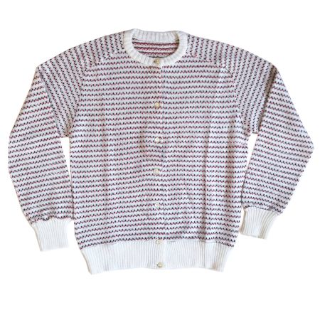 Strickjäckli Gr. M/L Cardigan feines Muster VINTAGE 1960s